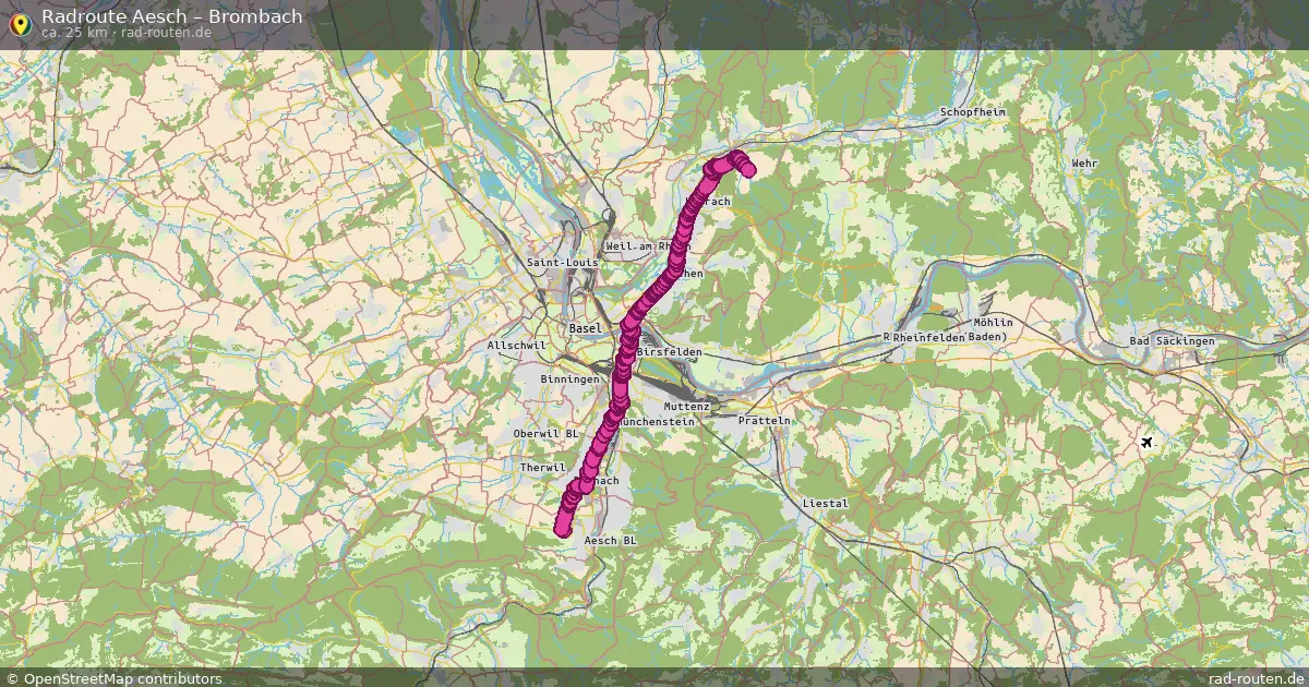 Radtour Aesch – Brombach