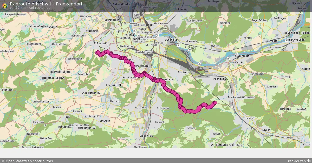 Radtour Allschwil – Frenkendorf