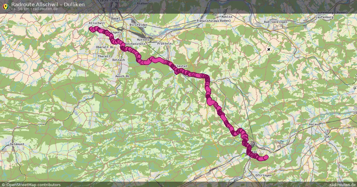 Radtour Allschwil – Dulliken