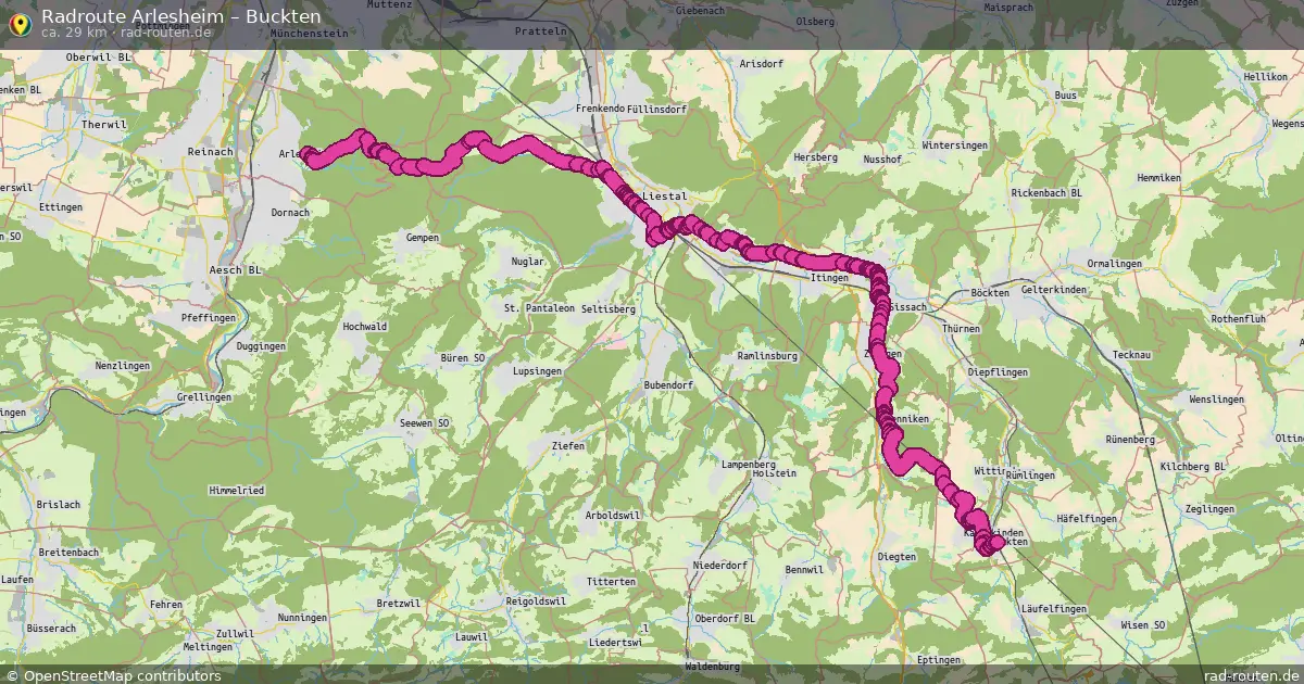 Radtour Arlesheim – Buckten