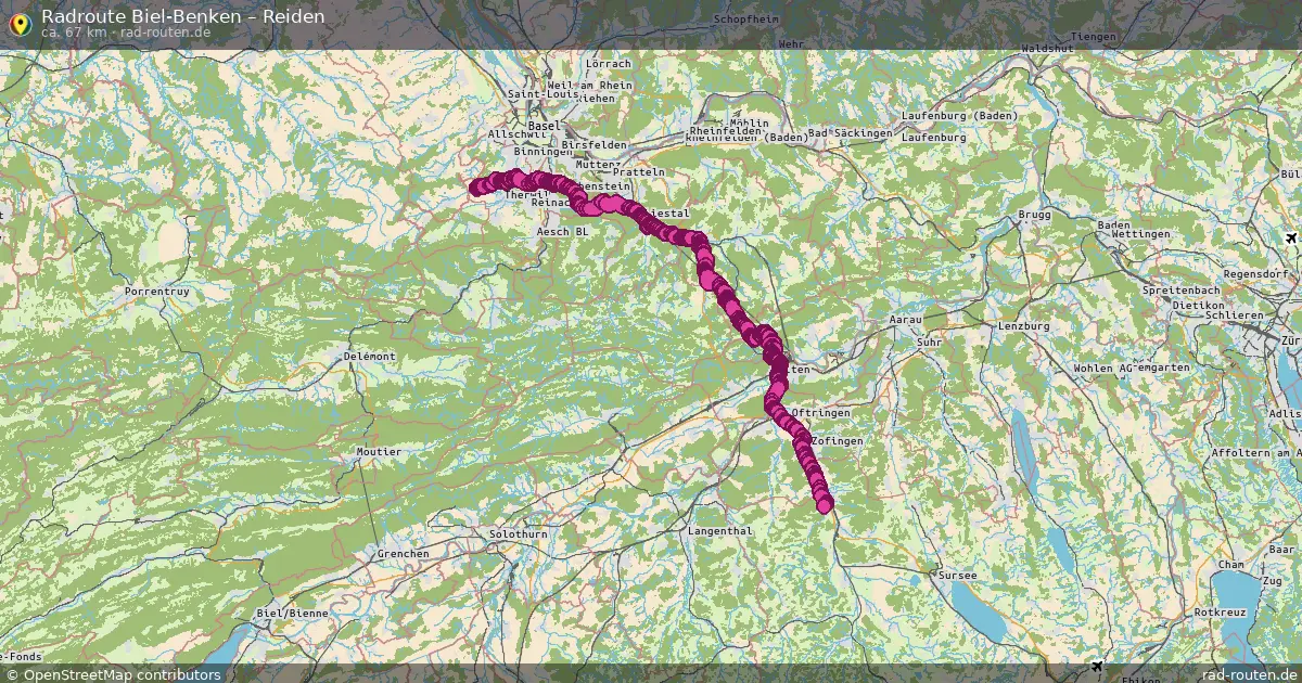 Radtour Biel-Benken – Reiden