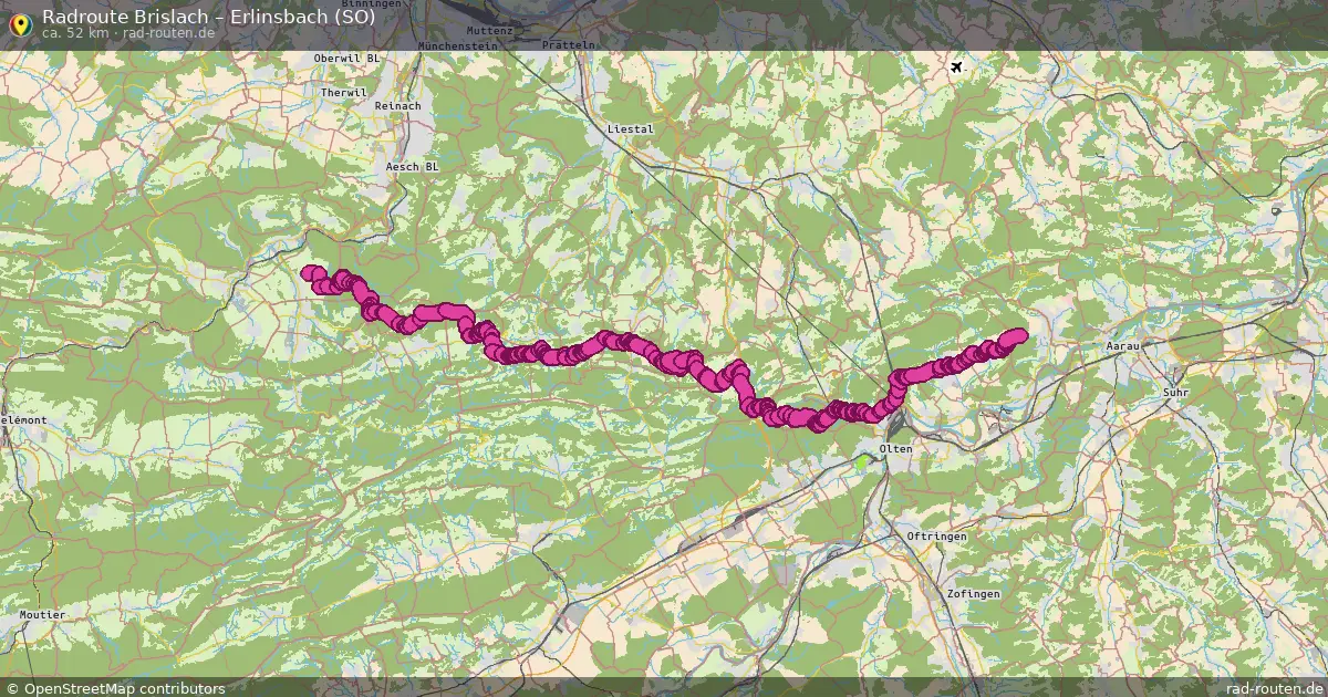 Radtour Brislach – Erlinsbach (So)