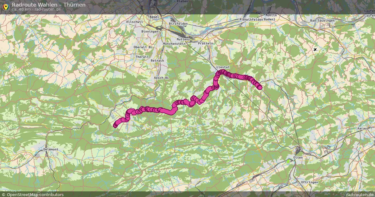 Radtour Wahlen – Thürnen