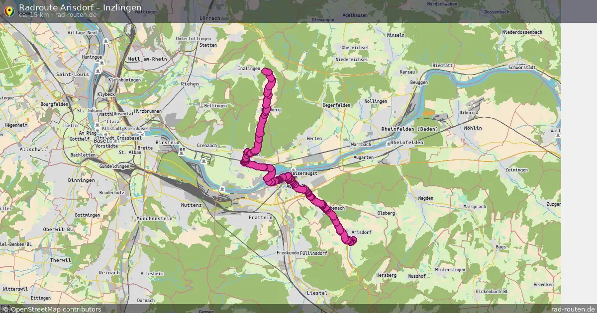 Radtour Arisdorf – Inzlingen