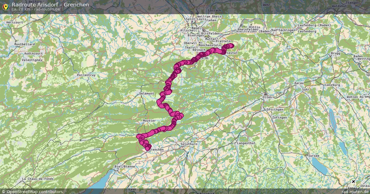Radtour Arisdorf – Grenchen