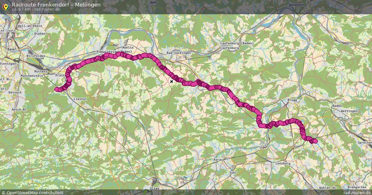 Radtour Frenkendorf – Mellingen