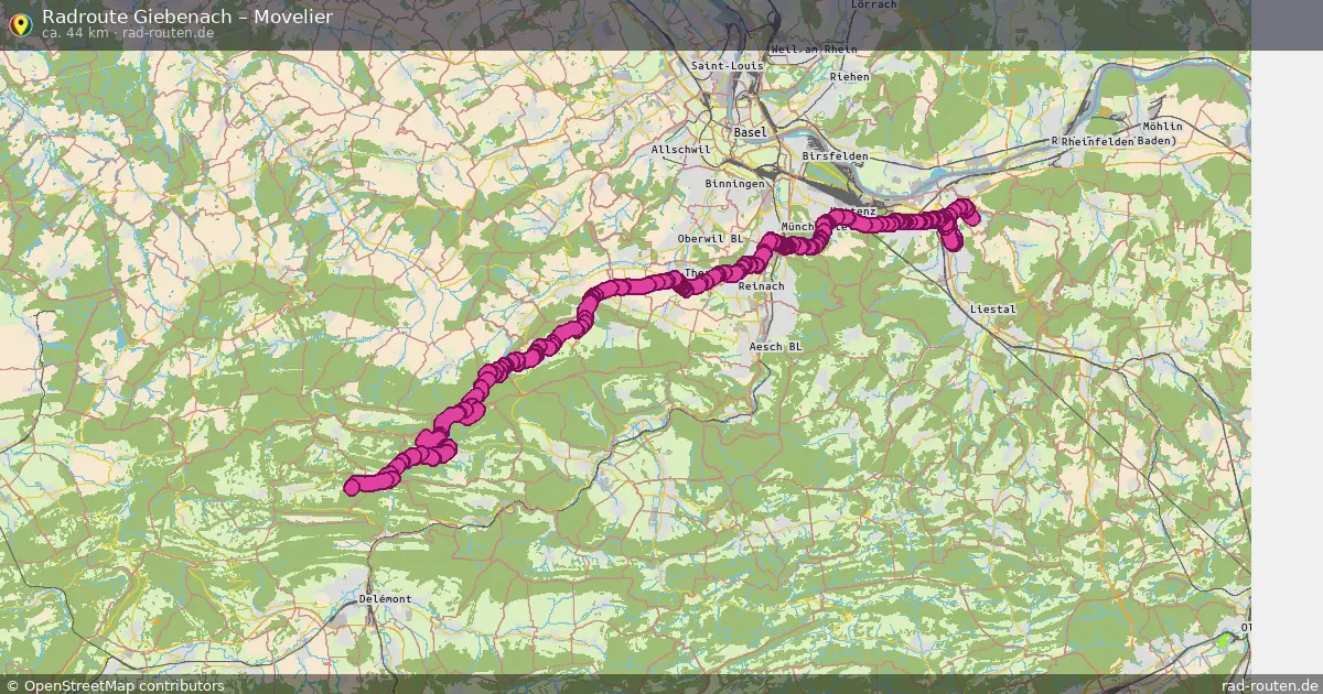 Radtour Giebenach – Movelier