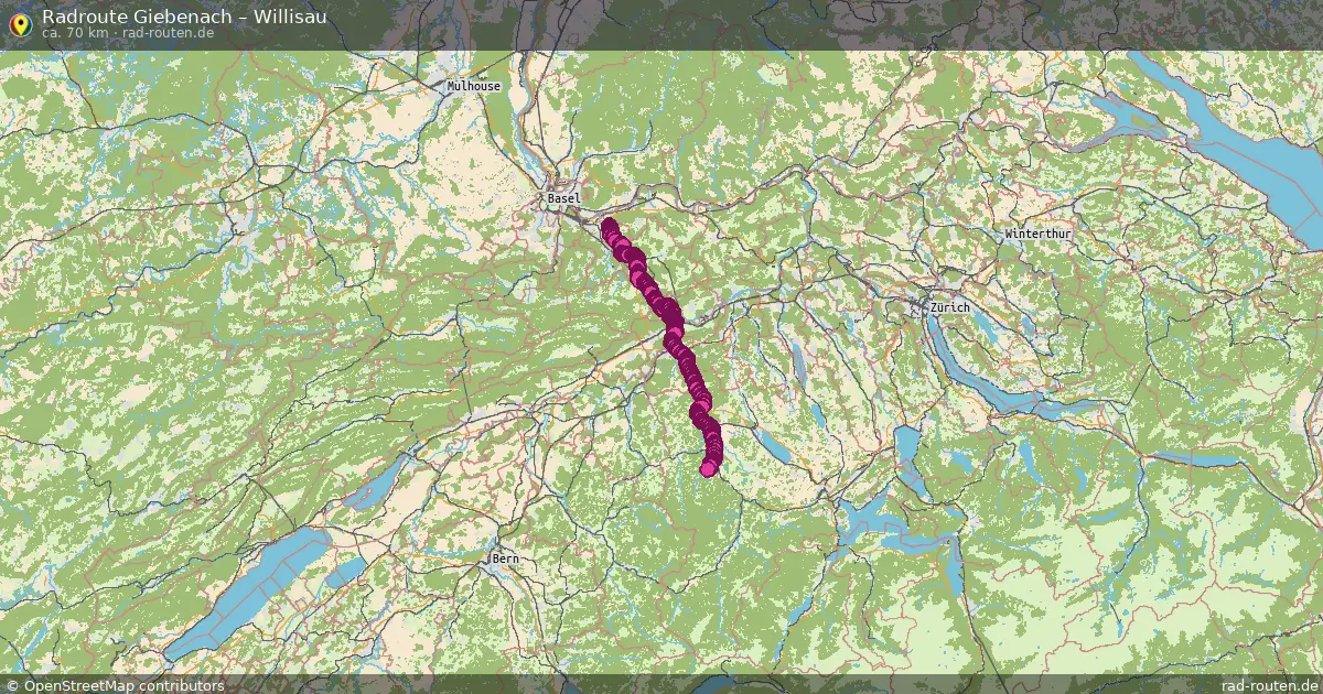 Radtour Giebenach – Willisau