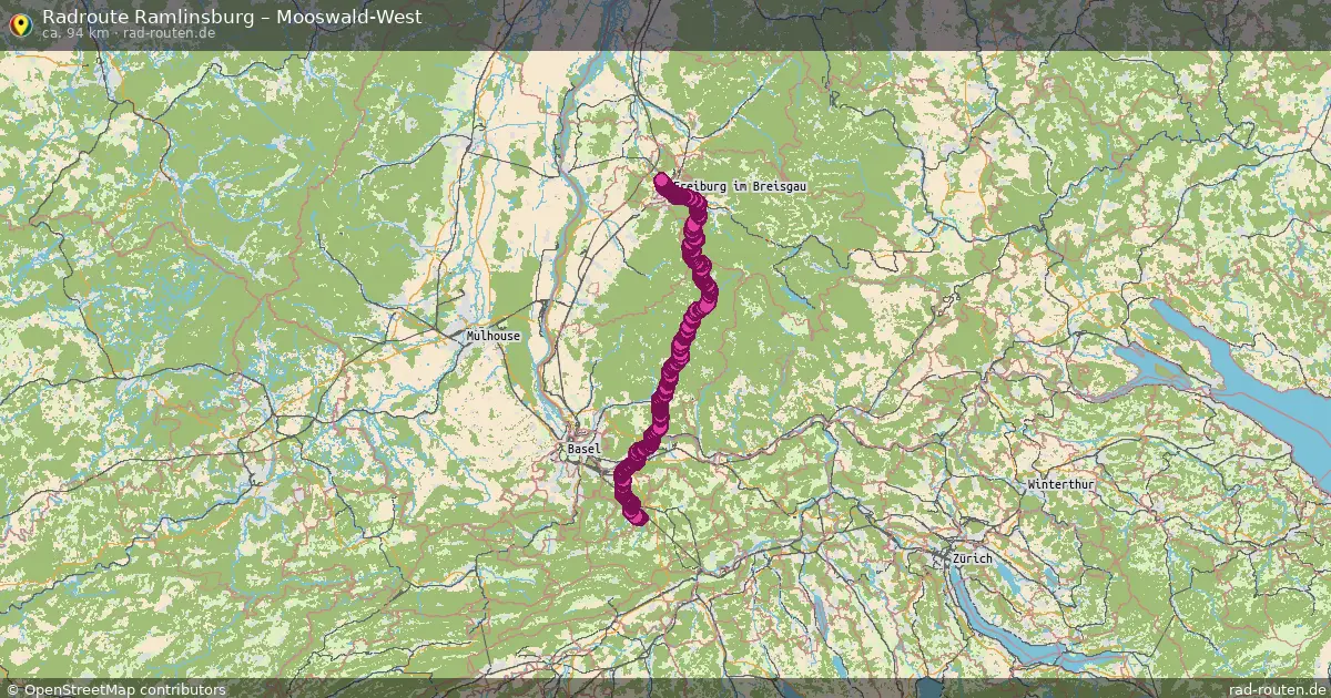 Radtour Ramlinsburg – Mooswald-West