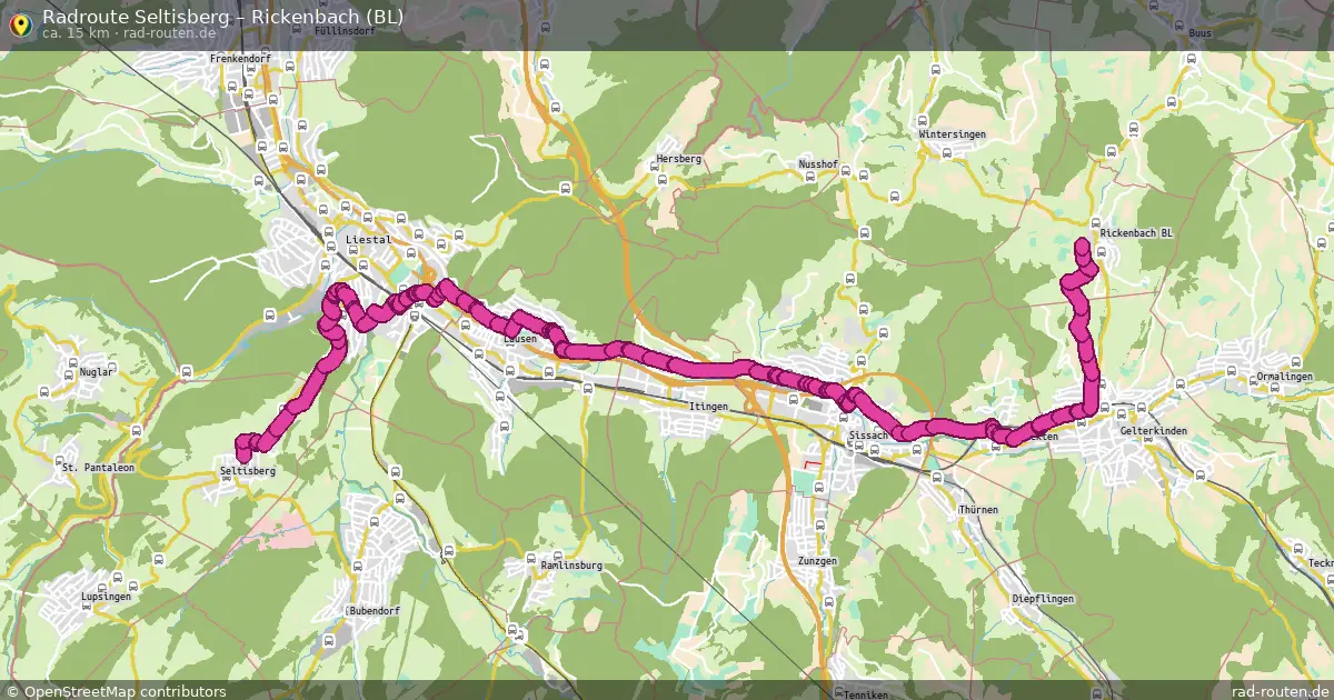 Radtour Seltisberg – Rickenbach (Bl)