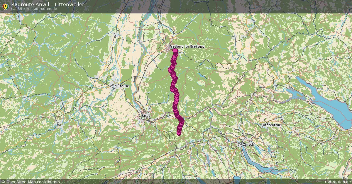 Radtour Anwil – Littenweiler