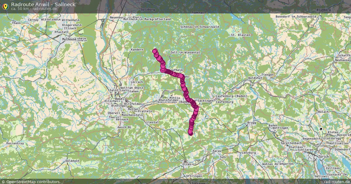 Radtour Anwil – Sallneck