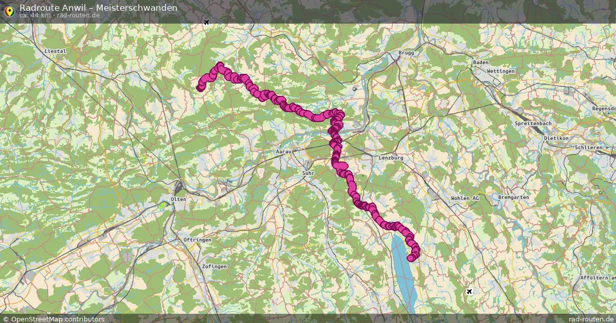 Radtour Anwil – Meisterschwanden