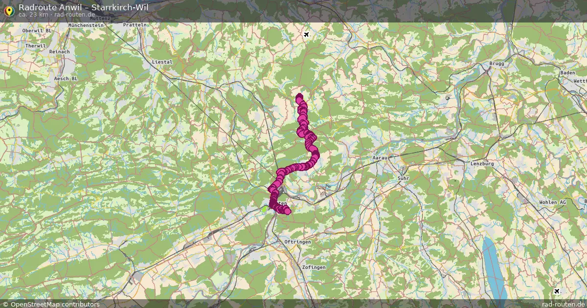 Radtour Anwil – Starrkirch-Wil