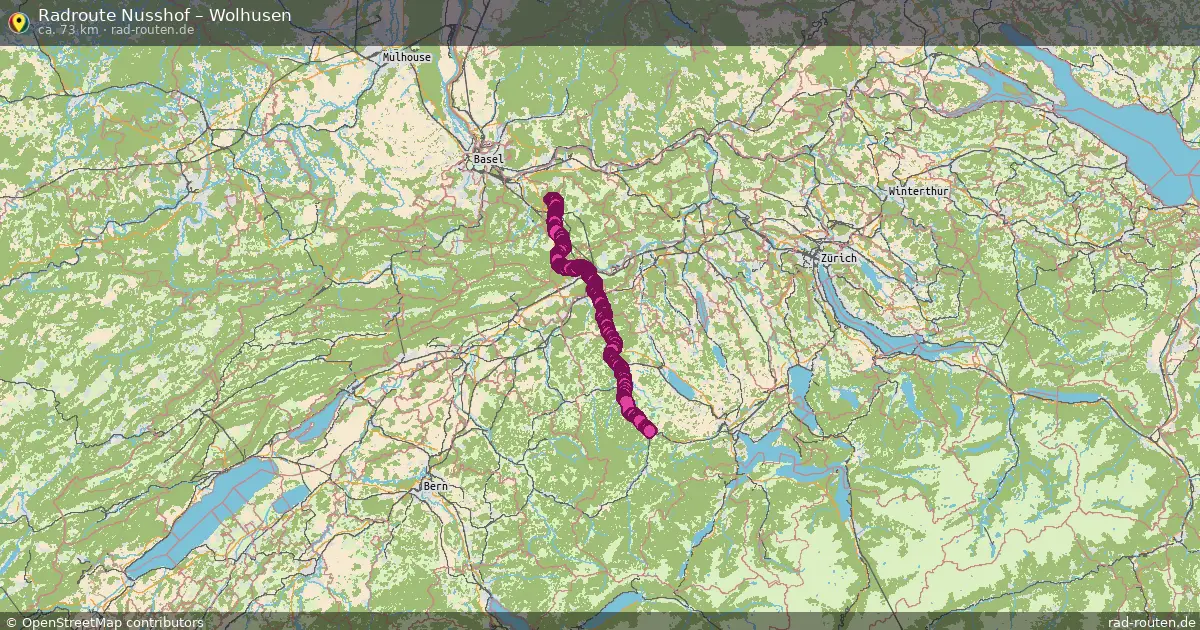 Radtour Nusshof – Wolhusen