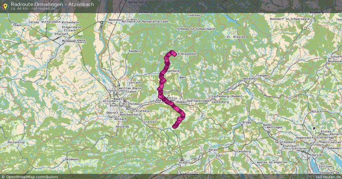 Radtour Ormalingen – Atzenbach