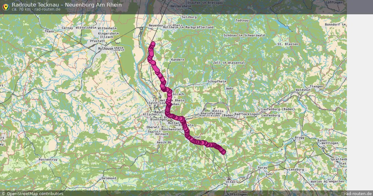 Radtour Tecknau – Neuenburg Am Rhein