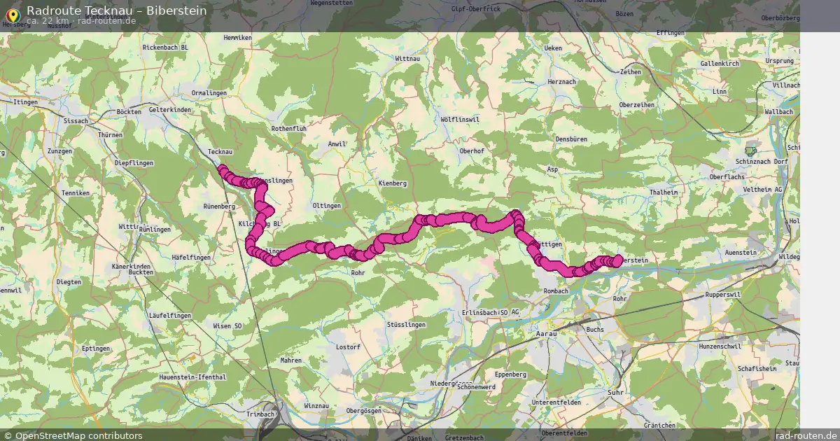 Radtour Tecknau – Biberstein