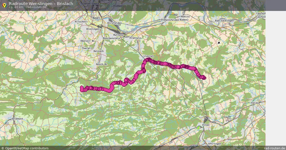 Radtour Wenslingen – Brislach