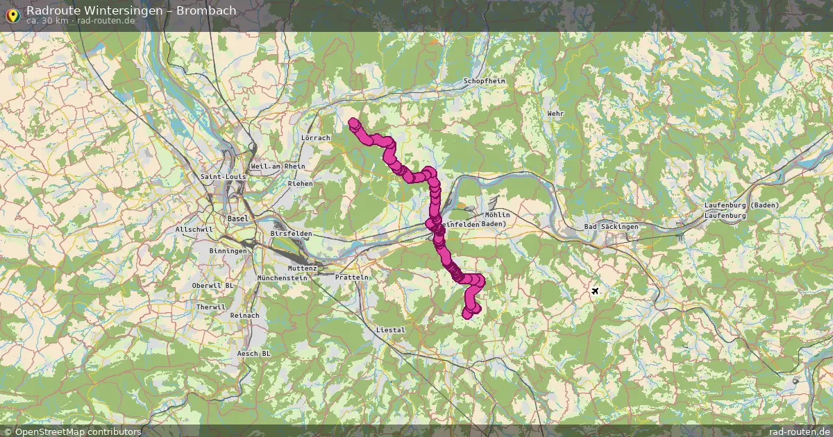Radtour Wintersingen – Brombach