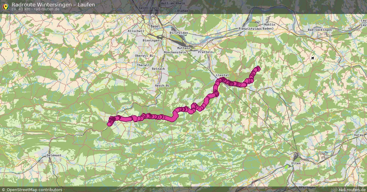 Radtour Wintersingen – Laufen