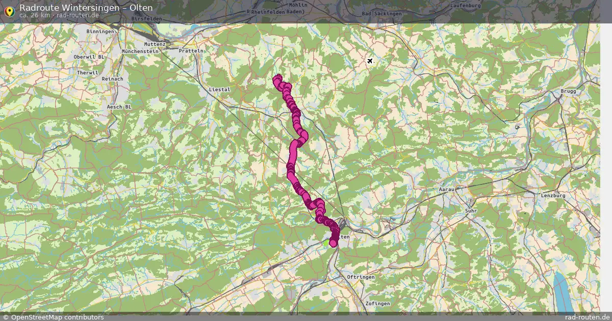 Radtour Wintersingen – Olten