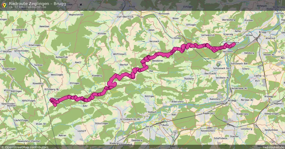 Radtour Zeglingen – Brugg