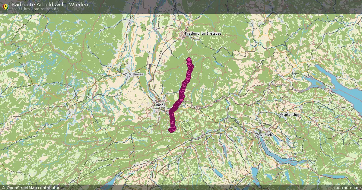 Radtour Arboldswil – Wieden