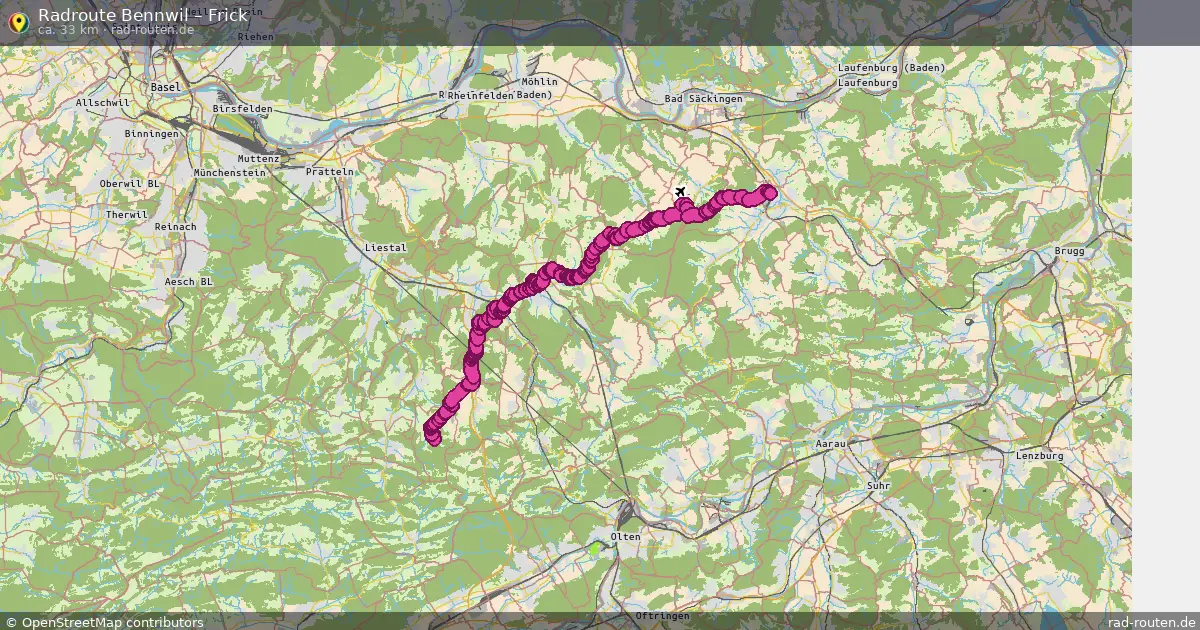 Radtour Bennwil – Frick