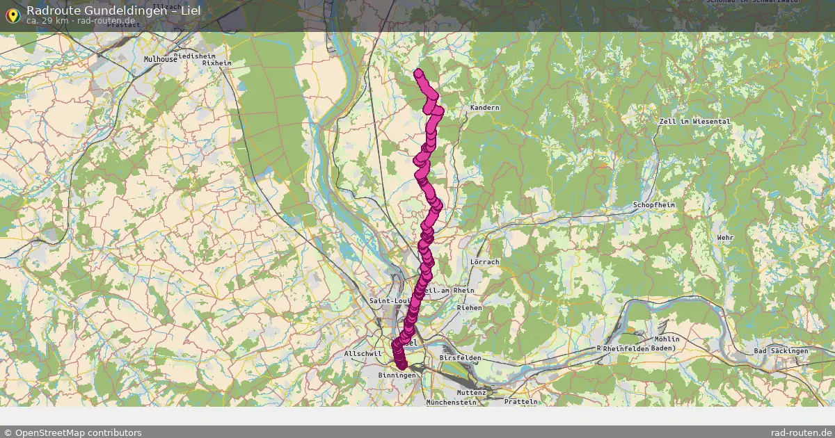 Radtour Gundeldingen – Liel