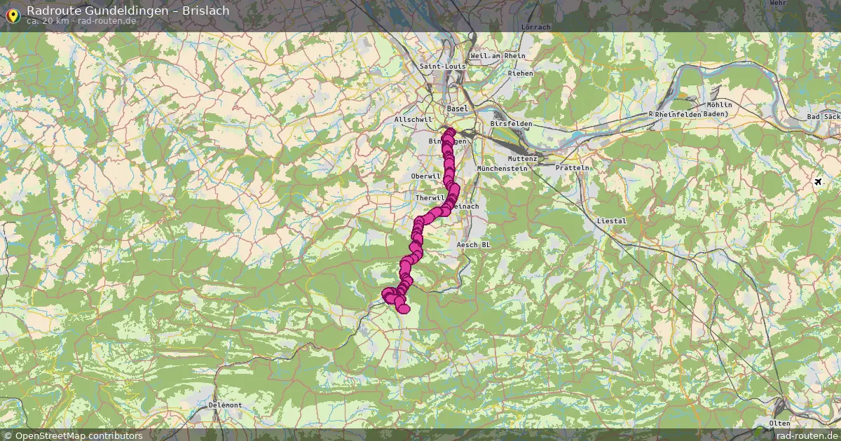 Radtour Gundeldingen – Brislach