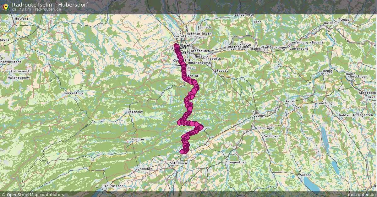 Radtour Iselin – Hubersdorf