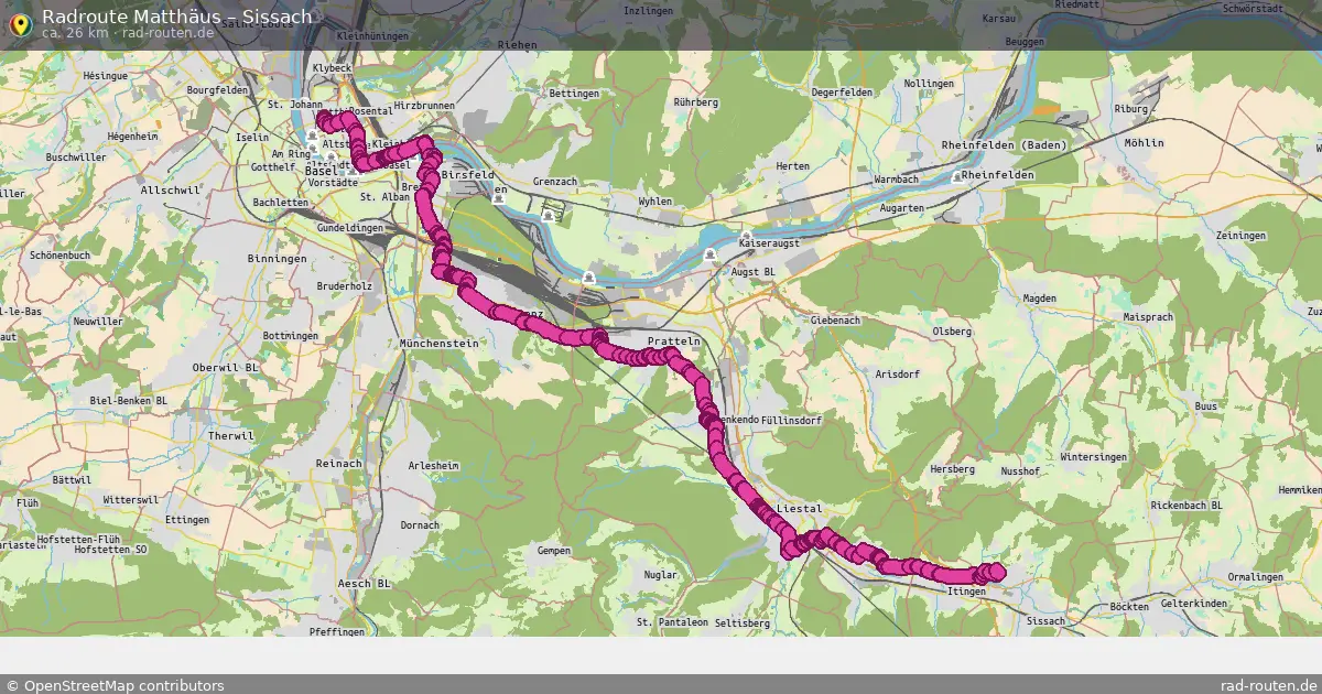 Radtour Matthäus – Sissach