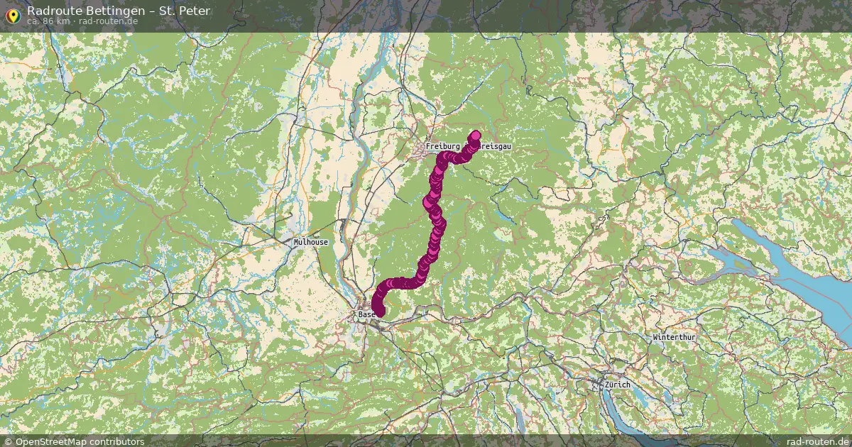 Radtour Bettingen – St. Peter