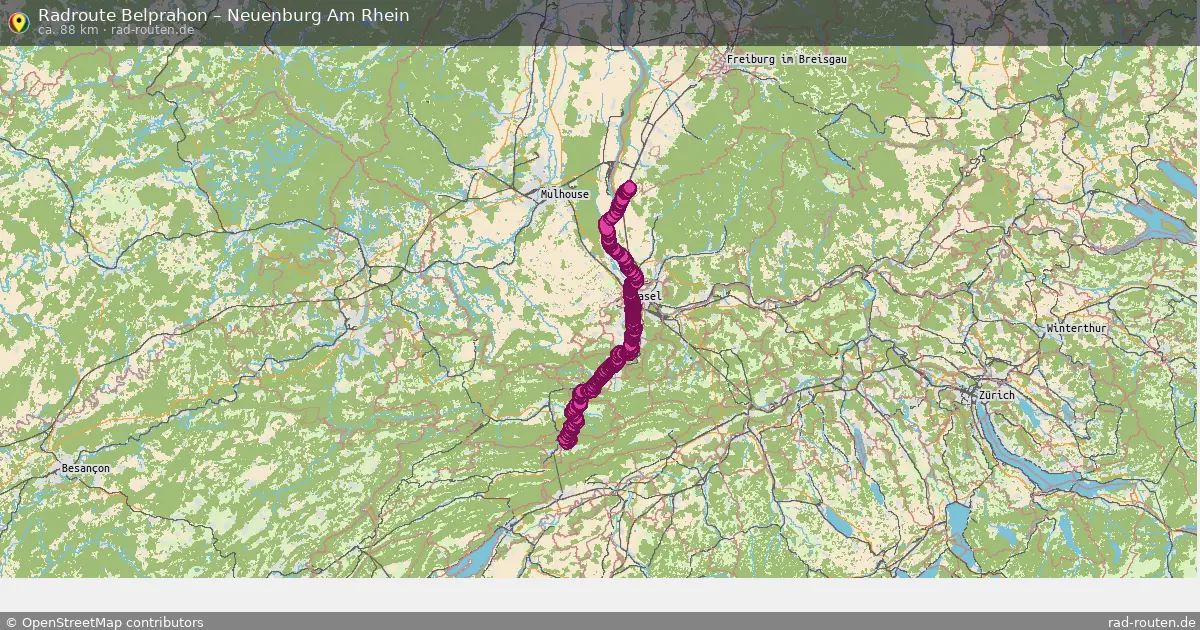 Radtour Belprahon – Neuenburg Am Rhein