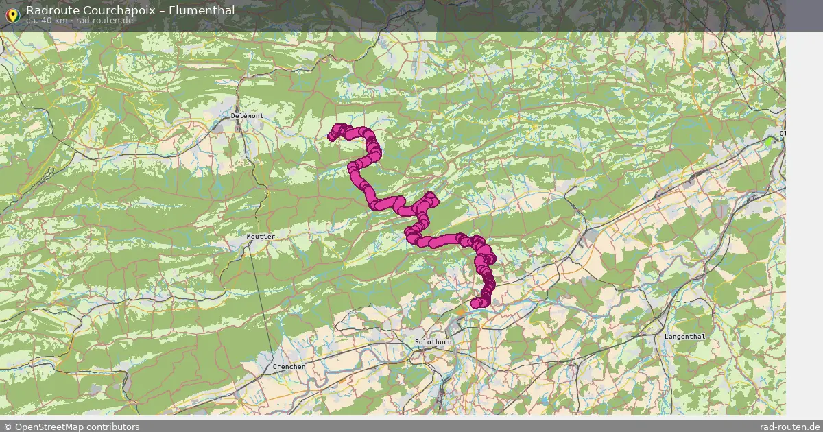 Radtour Courchapoix – Flumenthal