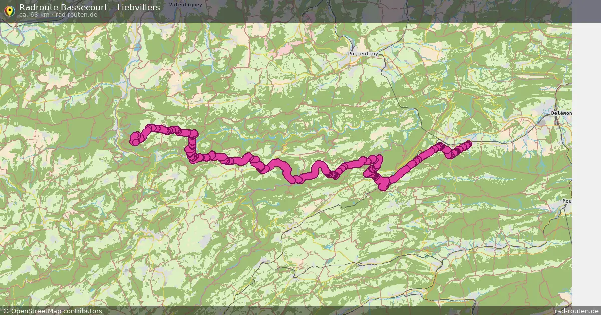 Radtour Bassecourt – Liebvillers