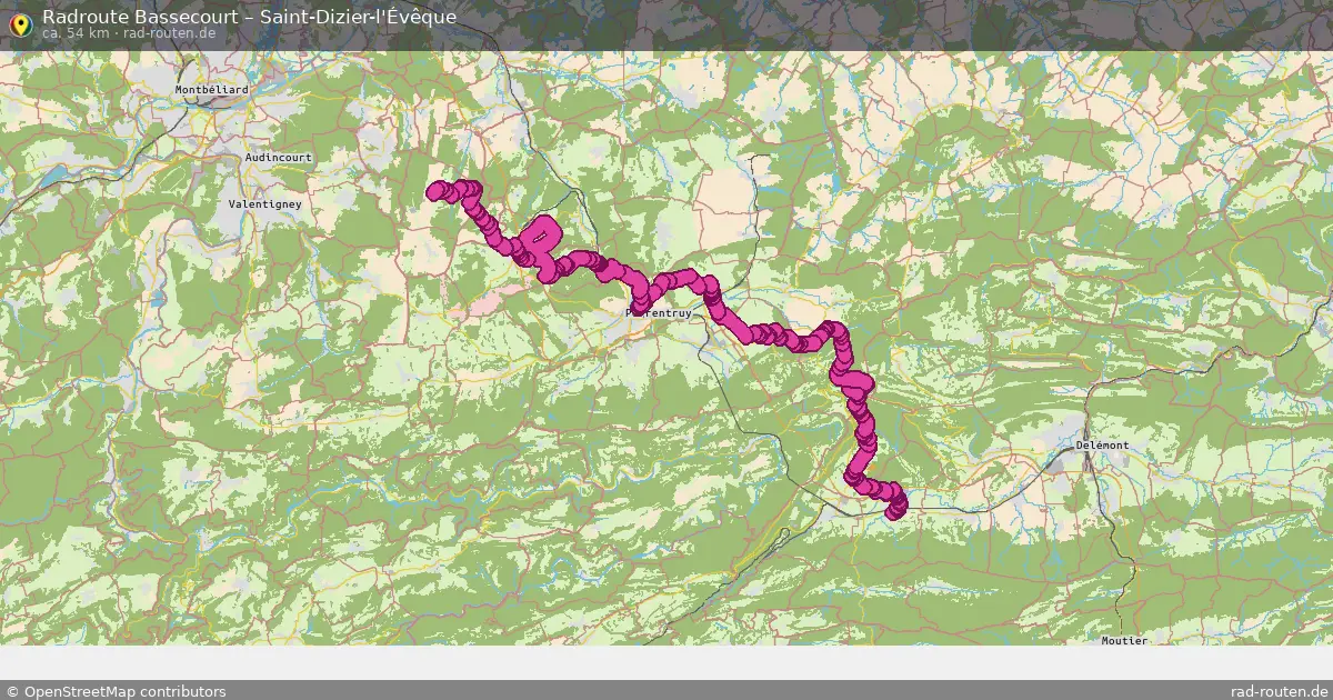Radtour Bassecourt – Saint-Dizier-L'évêque