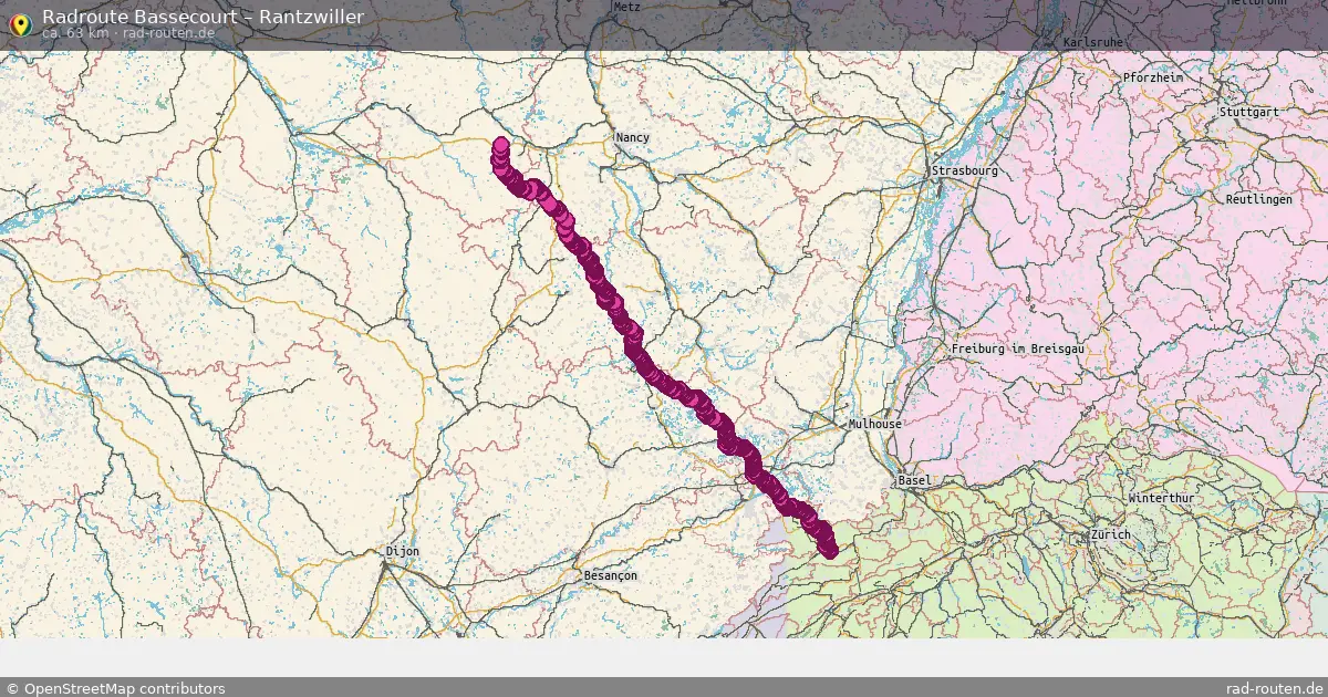 Radtour Bassecourt – Rantzwiller