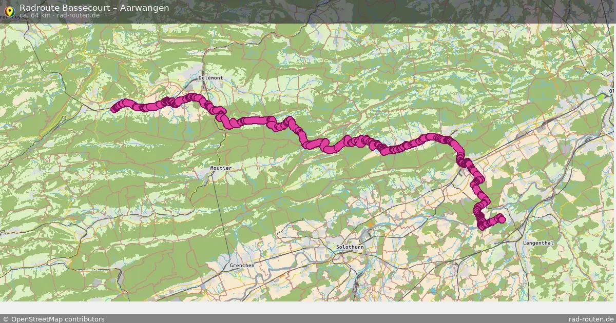 Radtour Bassecourt – Aarwangen