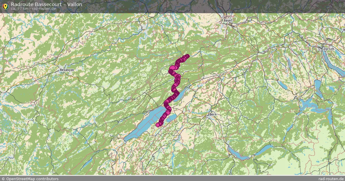 Radtour Bassecourt – Vallon