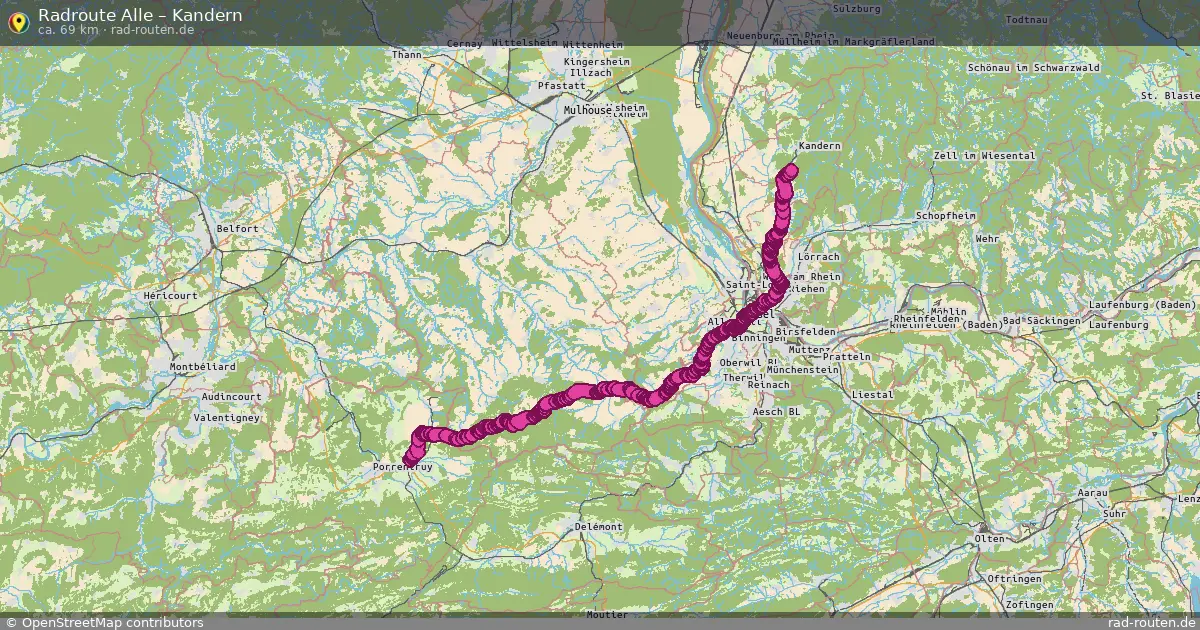 Radtour Alle – Kandern