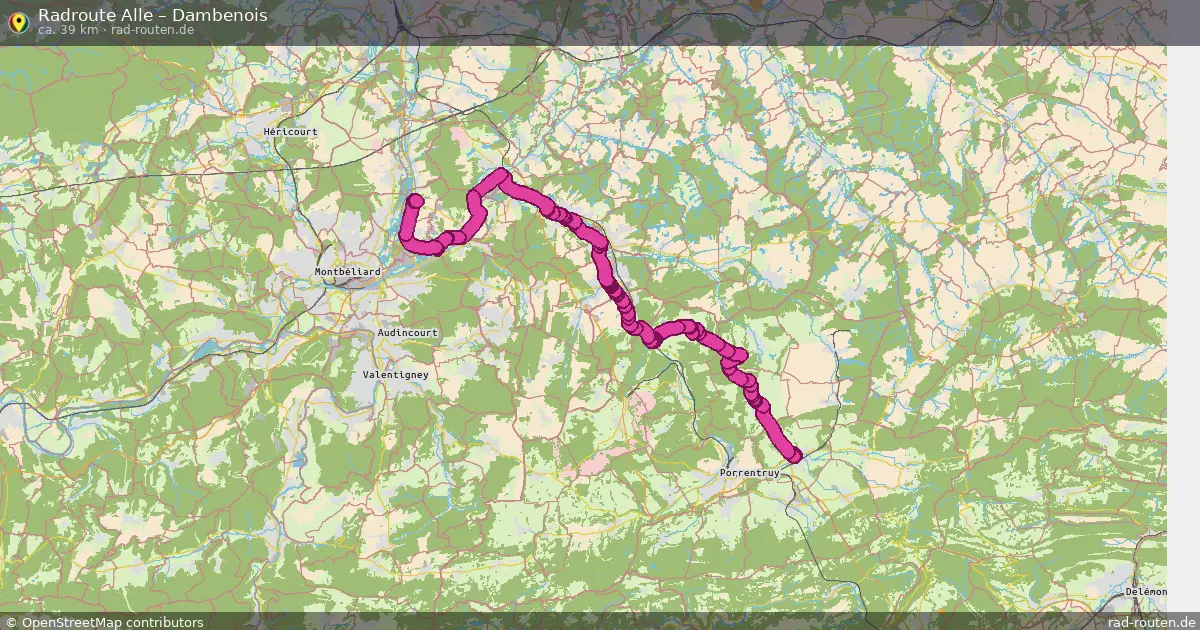 Radtour Alle – Dambenois
