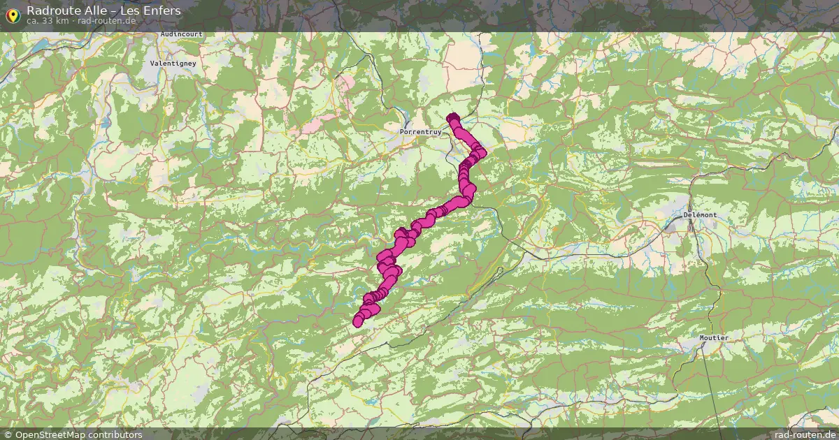 Radtour Alle – Les Enfers