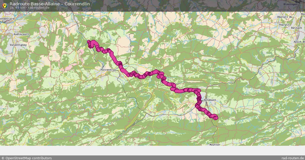 Radtour Basse-Allaine – Courrendlin
