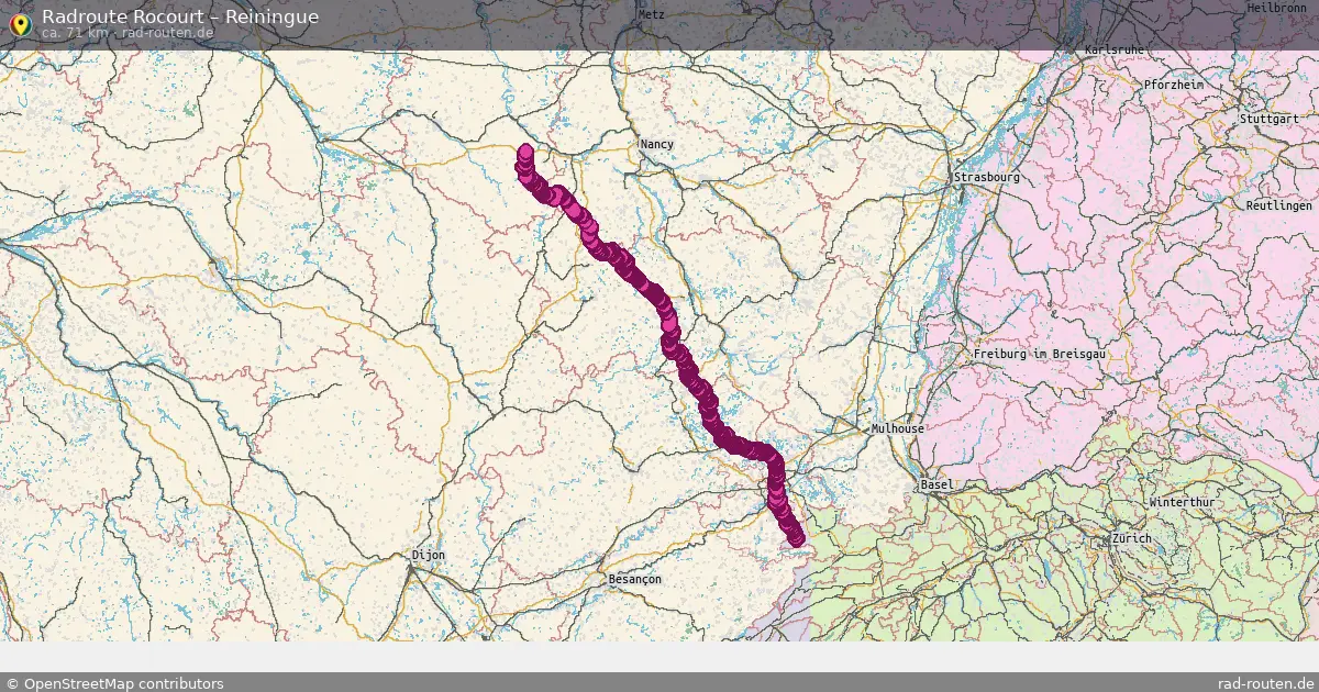 Radtour Rocourt – Saint-Ulrich
