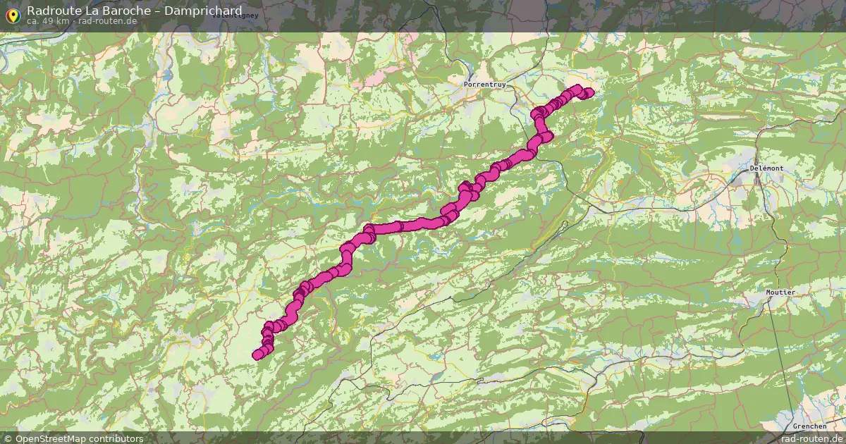 Radtour La Baroche – Damprichard