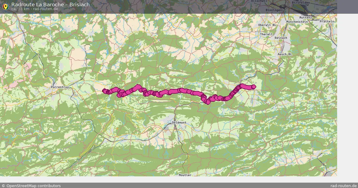 Radtour La Baroche – Brislach