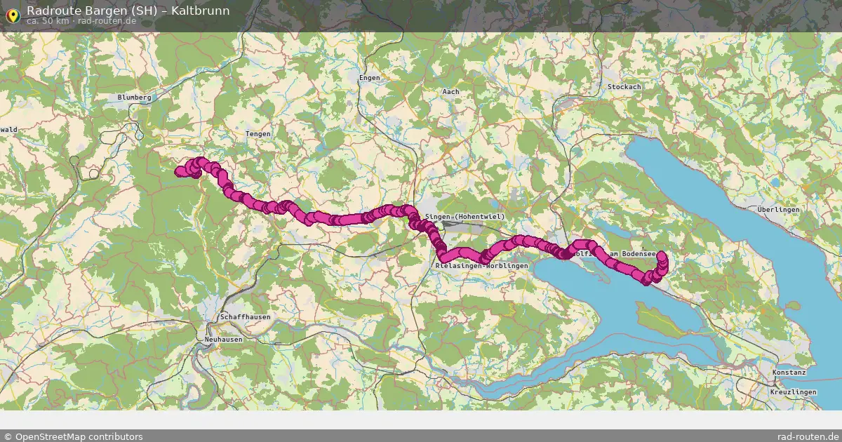 Radtour Bargen (Sh) – Kaltbrunn