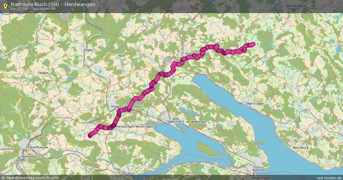 Radtour Buch (Sh) – Herdwangen